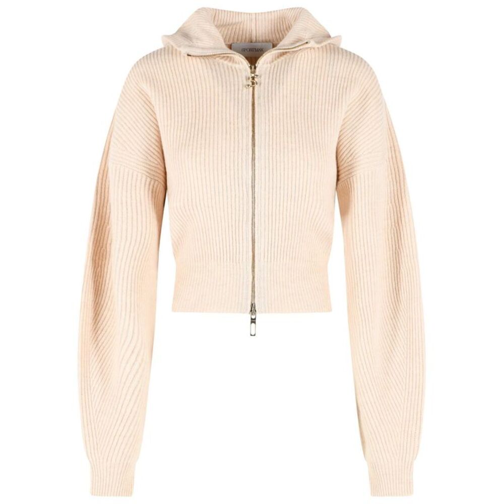 Sportmax 'Balco' Ivory Wool And Cashmere Cardigan Women